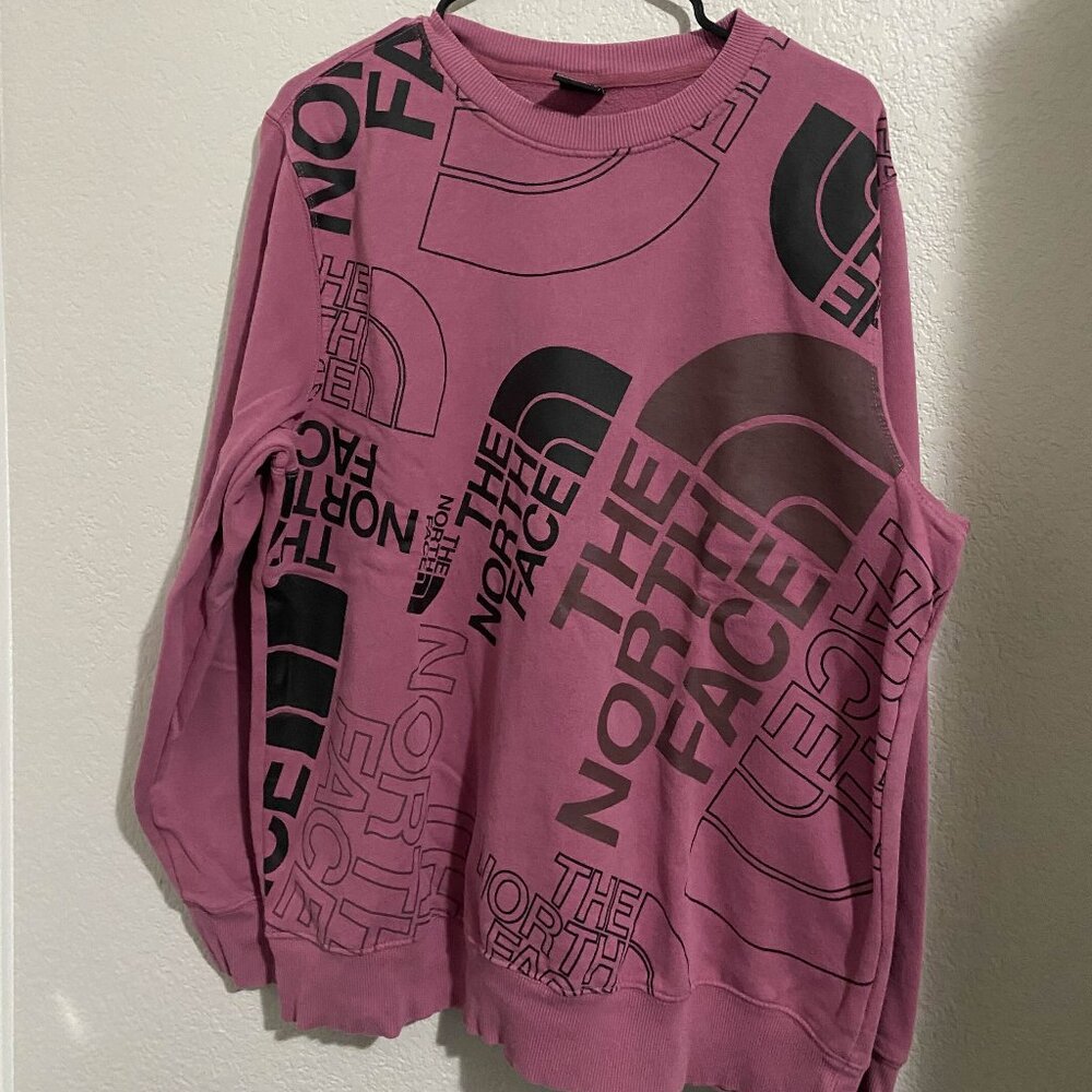 THE NORTH FACE - Red Graphic Sweatshirt